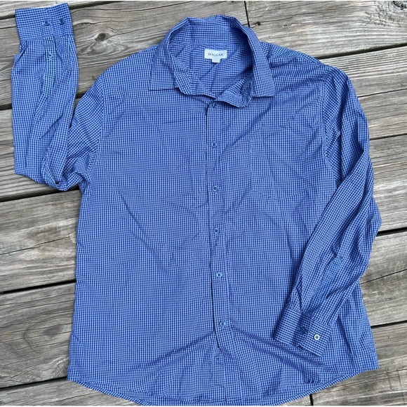 Haggar extra large button up casual long sleeve shirt - Men’s - Picture 2 of 10